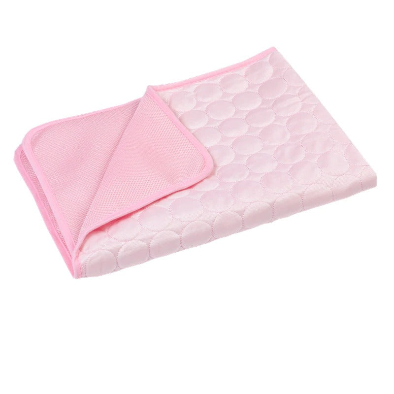 Pet Cooling Mat — Ice Silk Pad for Dogs & Cats