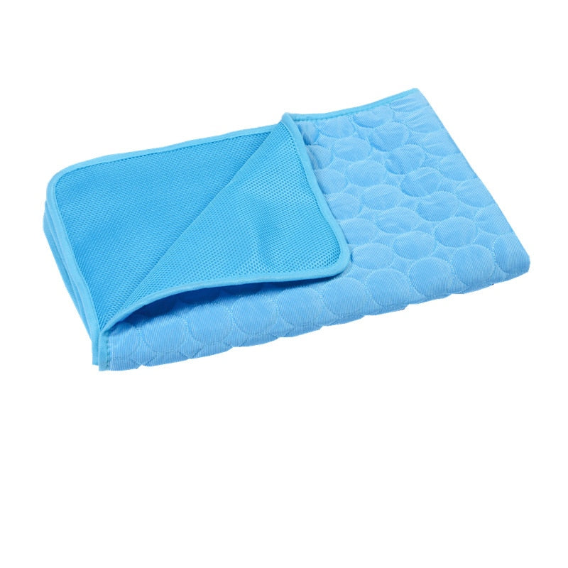 Pet Cooling Mat — Ice Silk Pad for Dogs & Cats