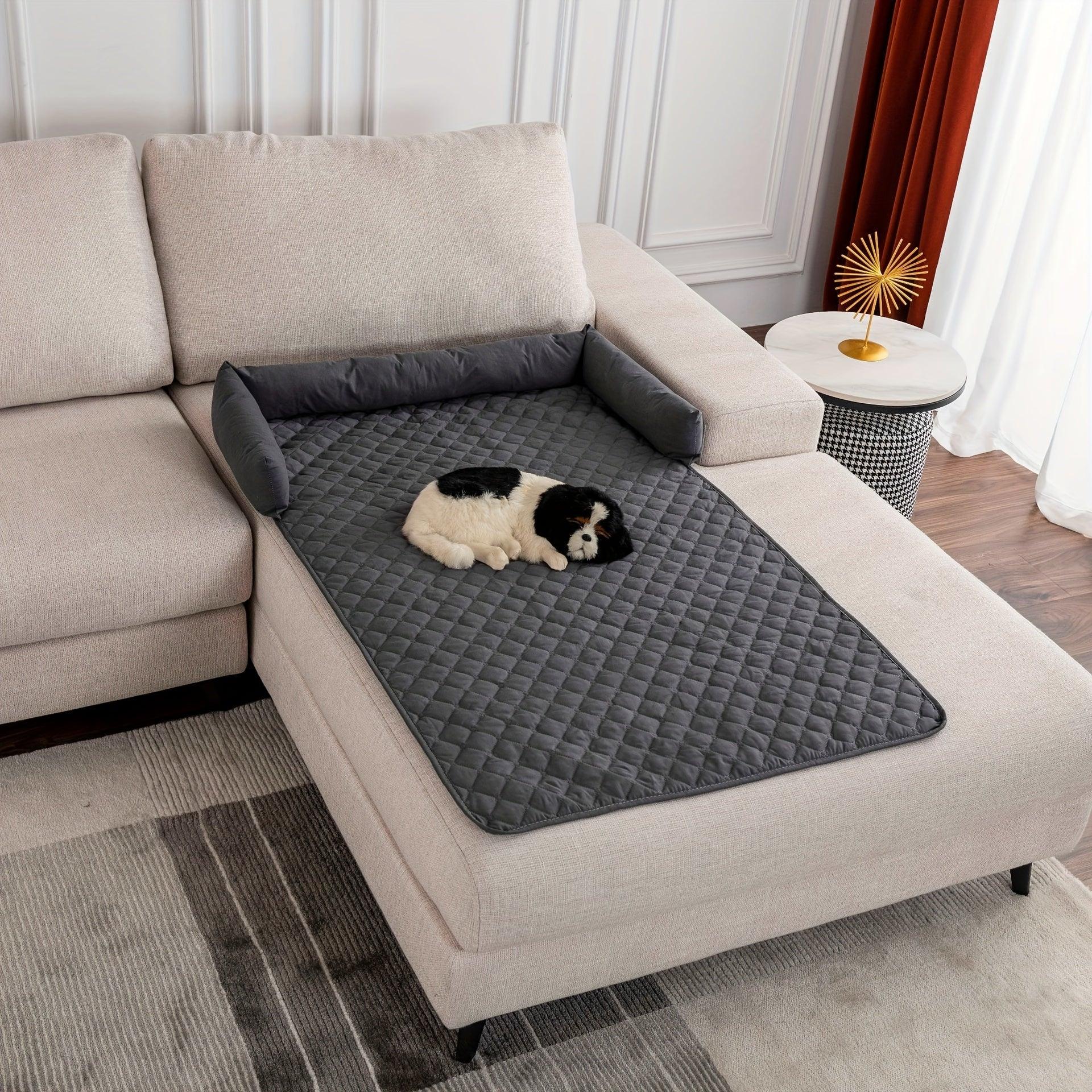 Calming Fluffy Pet Mat — Sofa Cover & Dog Bed
