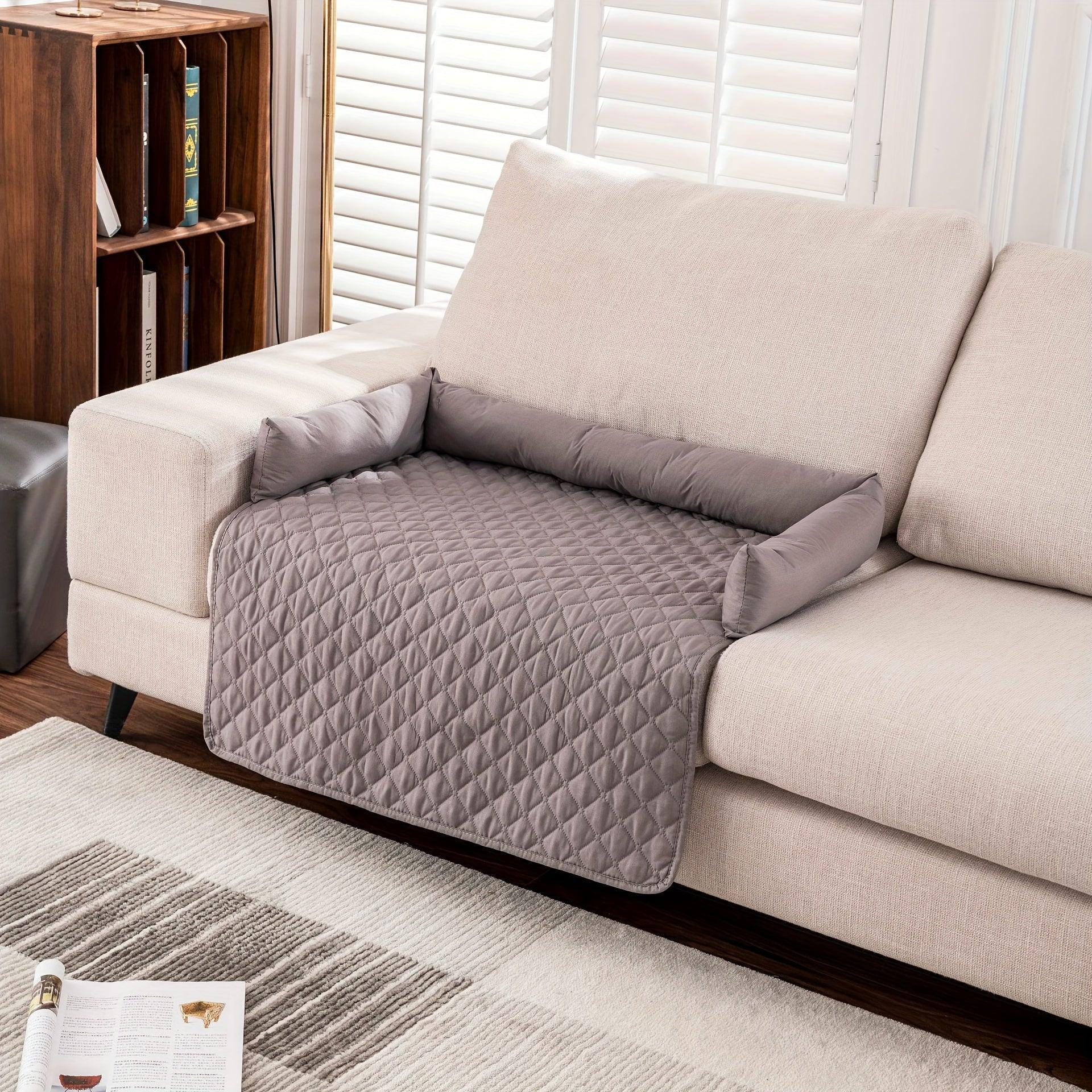 Calming Fluffy Pet Mat — Sofa Cover & Dog Bed
