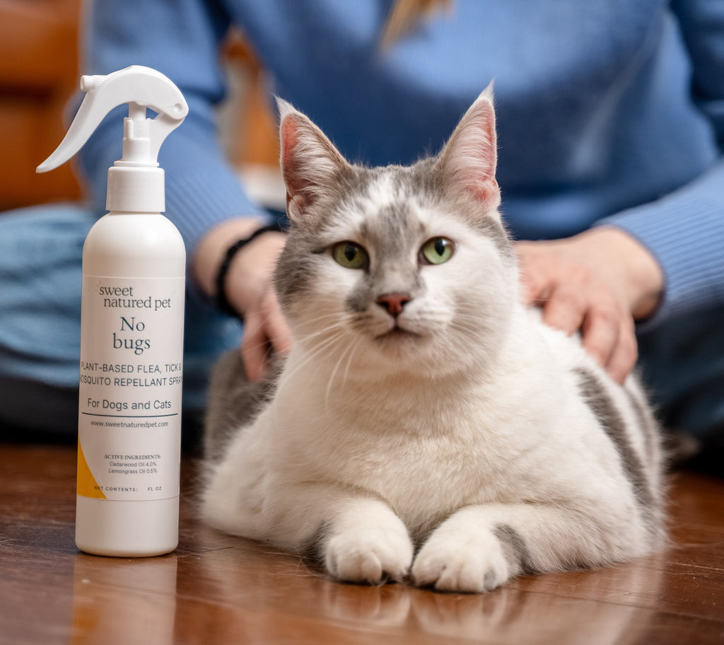 Natural Flea, Tick & Mosquito Spray for Dogs & Cats