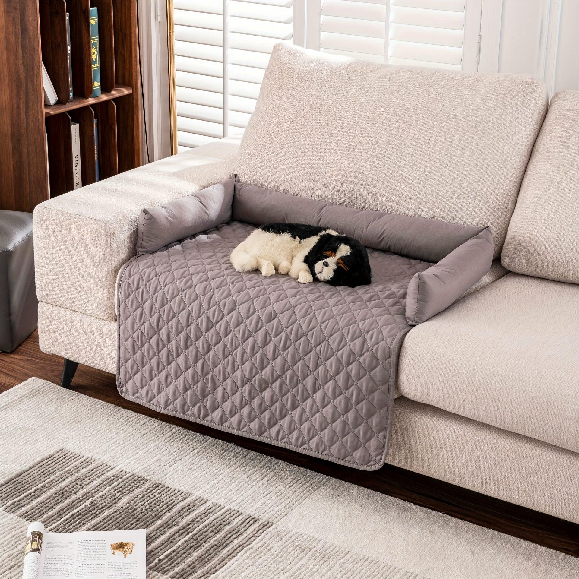 Calming Fluffy Pet Mat — Sofa Cover & Dog Bed