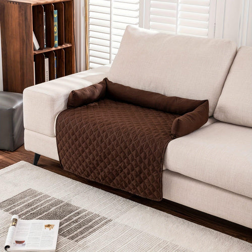 Calming Fluffy Pet Mat — Sofa Cover & Dog Bed