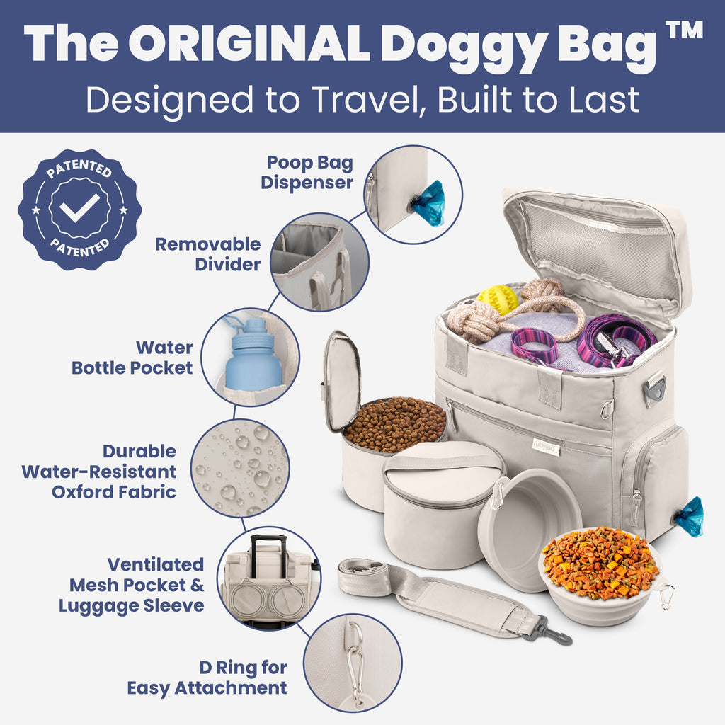 Dog Travel Bag — Organized Pet Supply Tote