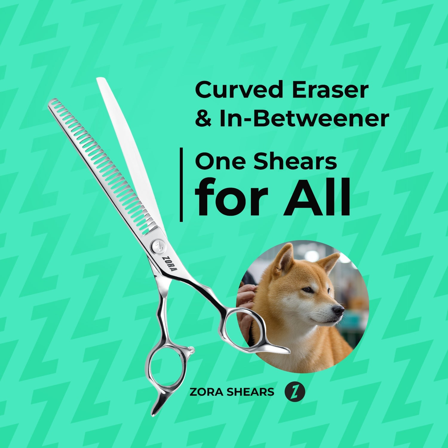 Curved Blending Shear for Dogs & Cats