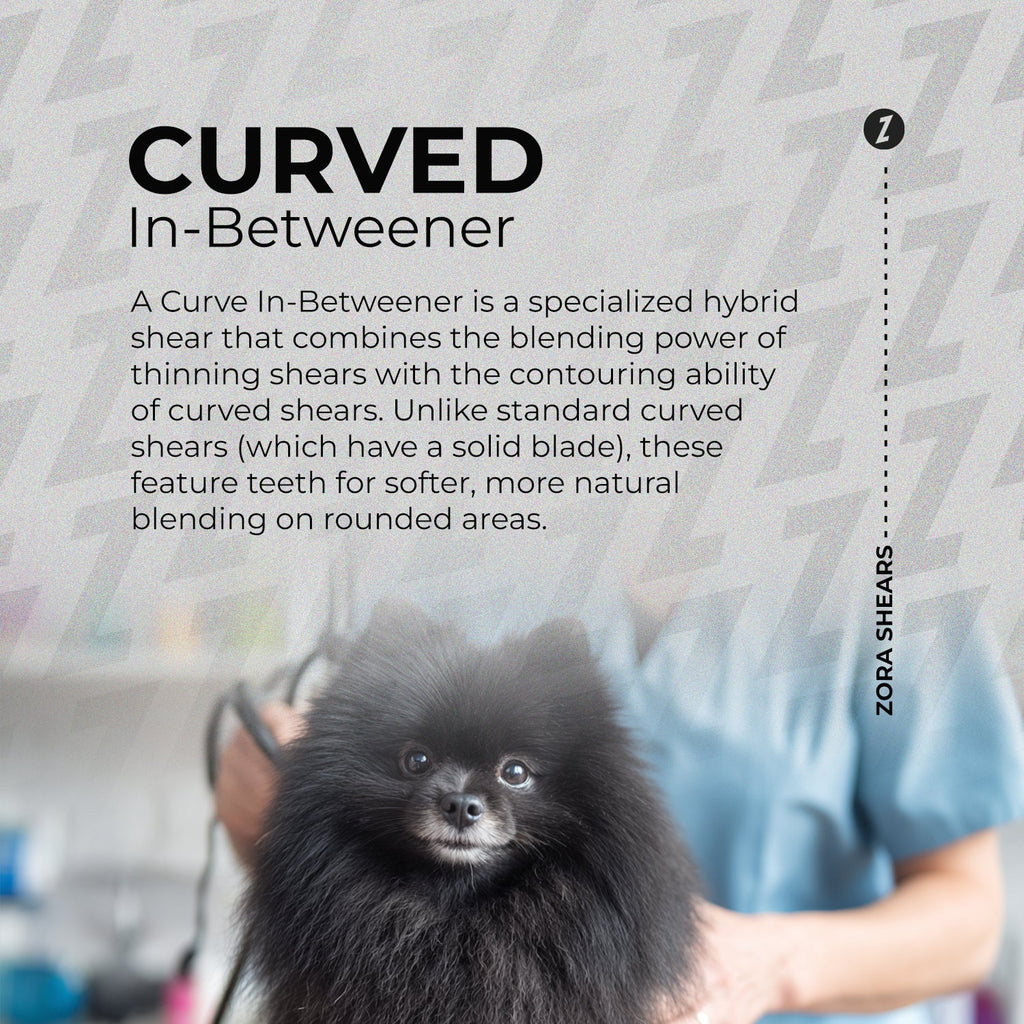 Curved Blending Shear for Dogs & Cats