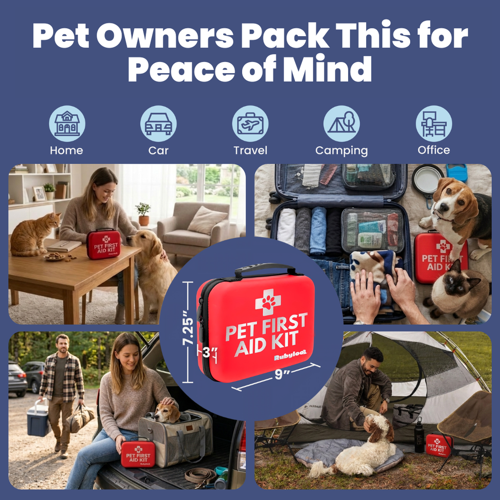 Pet First Aid Kit for Dogs & Cats — Vet-Approved Essentials