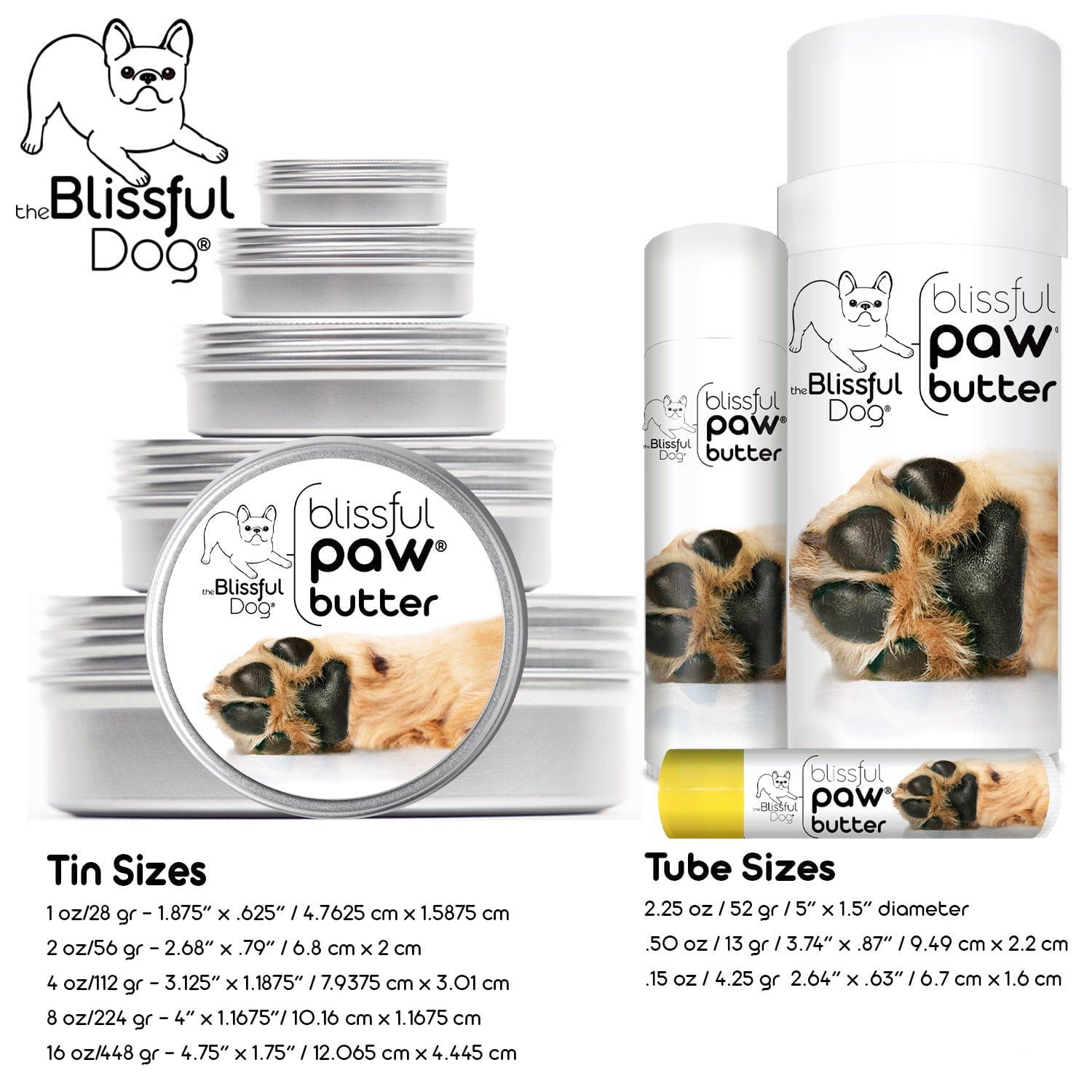 Paw Butter for Dogs — Moisturizes Rough & Dry Paw Pads