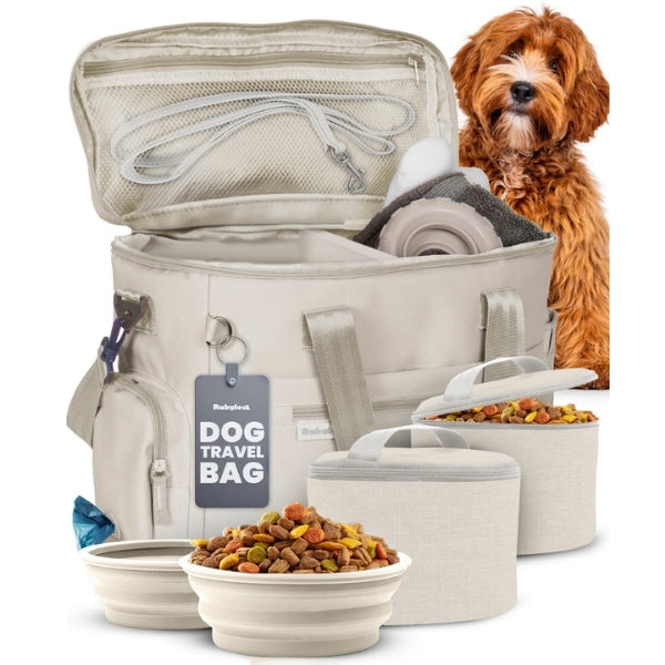 Dog Travel Bag — Organized Pet Supply Tote