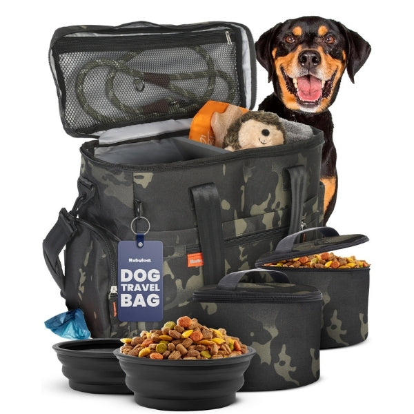 Dog Travel Bag — Organized Pet Supply Tote