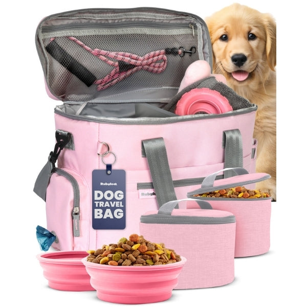 Dog Travel Bag — Organized Pet Supply Tote