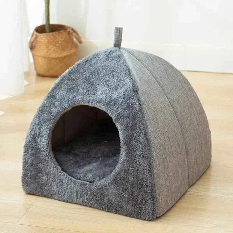Cat Cave Bed — Cozy Enclosed Hideaway for Cats