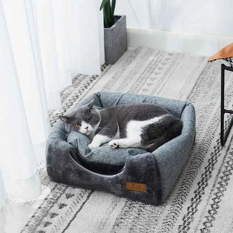 Cat Cave Bed — Cozy Enclosed Hideaway for Cats
