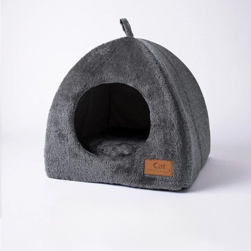 Cat Cave Bed — Cozy Enclosed Hideaway for Cats