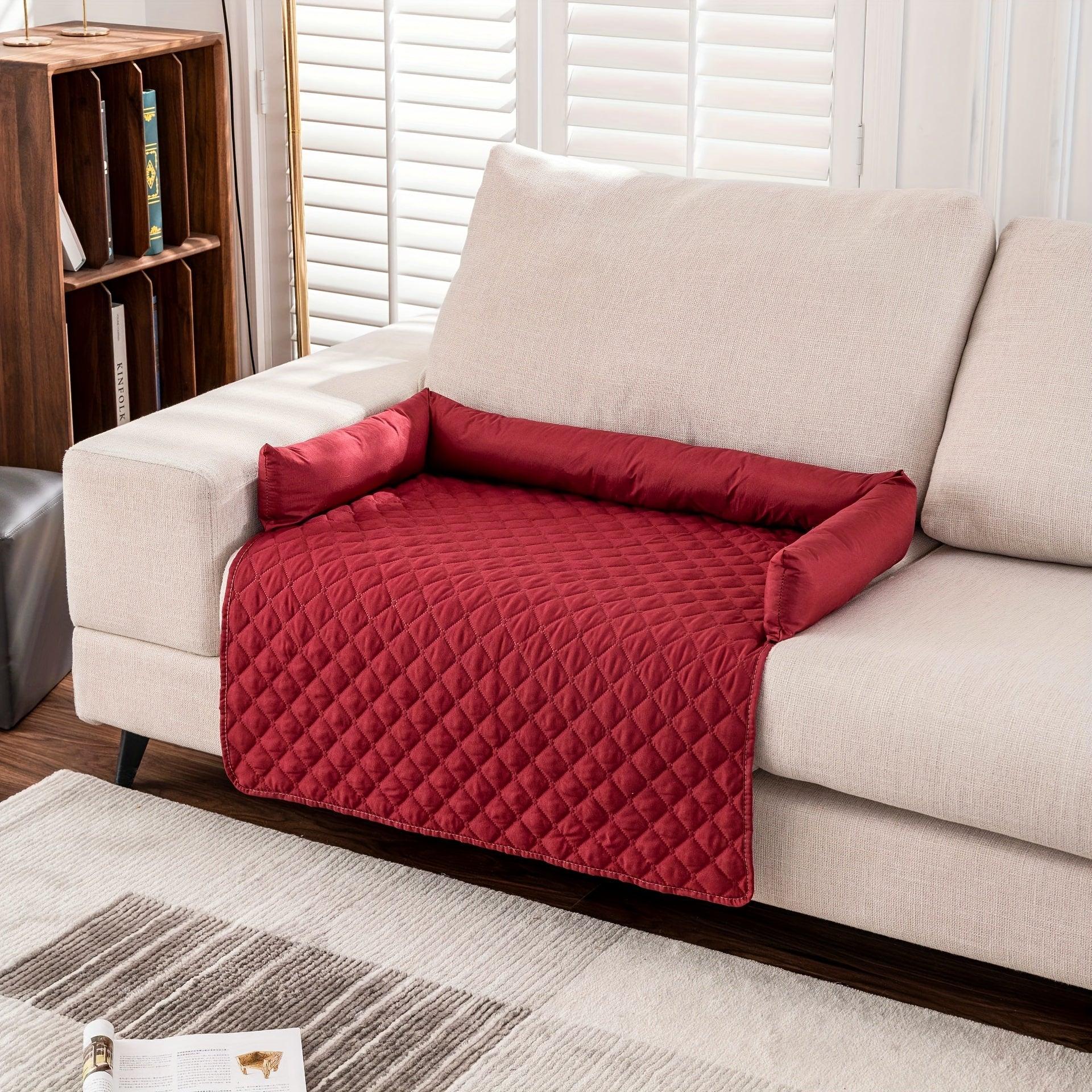 Calming Fluffy Pet Mat — Sofa Cover & Dog Bed