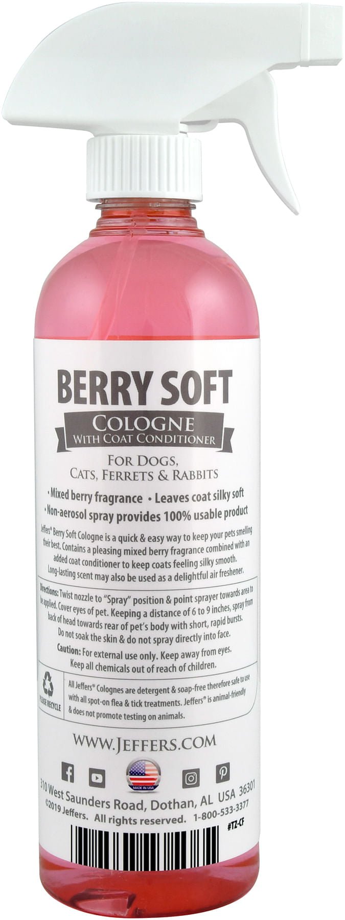 Pet Cologne & Coat Conditioner Spray — 16 oz