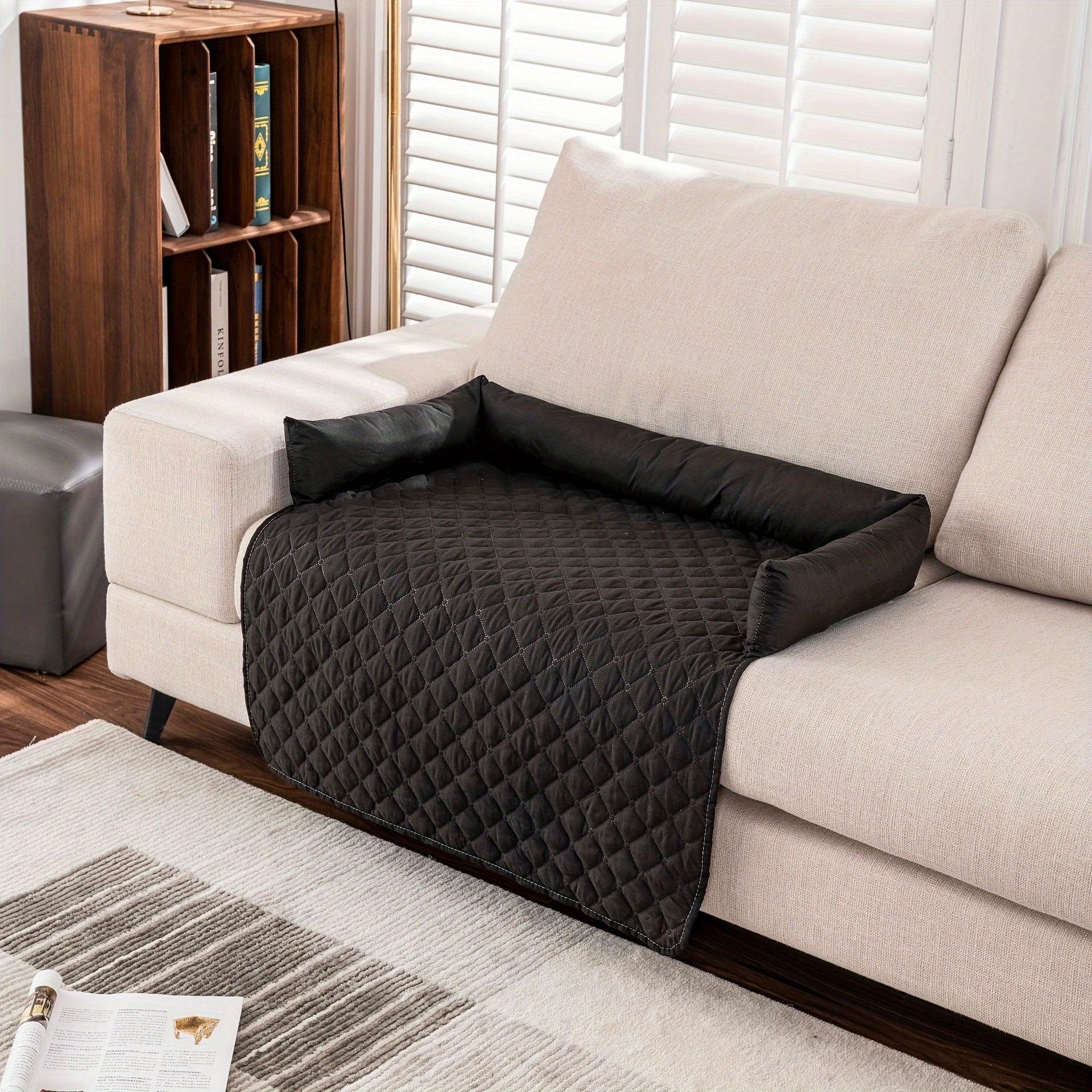 Calming Fluffy Pet Mat — Sofa Cover & Dog Bed