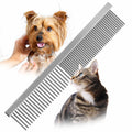 Flat Back Grooming Comb for Dogs & Cats
