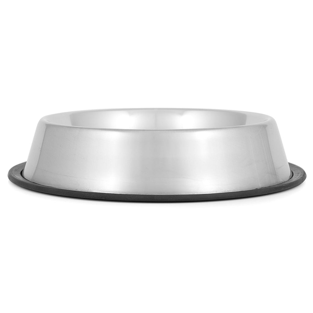 No-Tip Stainless Steel Pet Bowl for Dogs & Cats