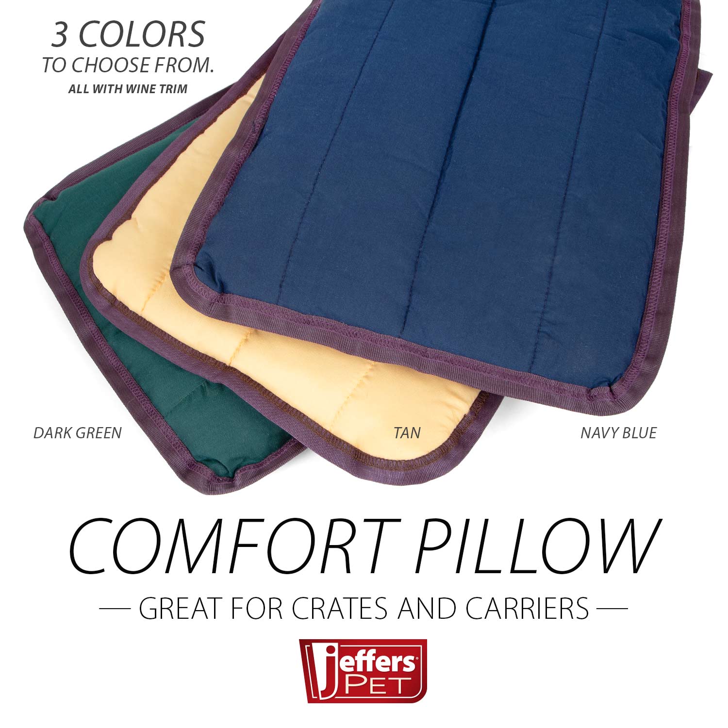 Washable Dog Pillow — For Crates, Carriers & Lounging