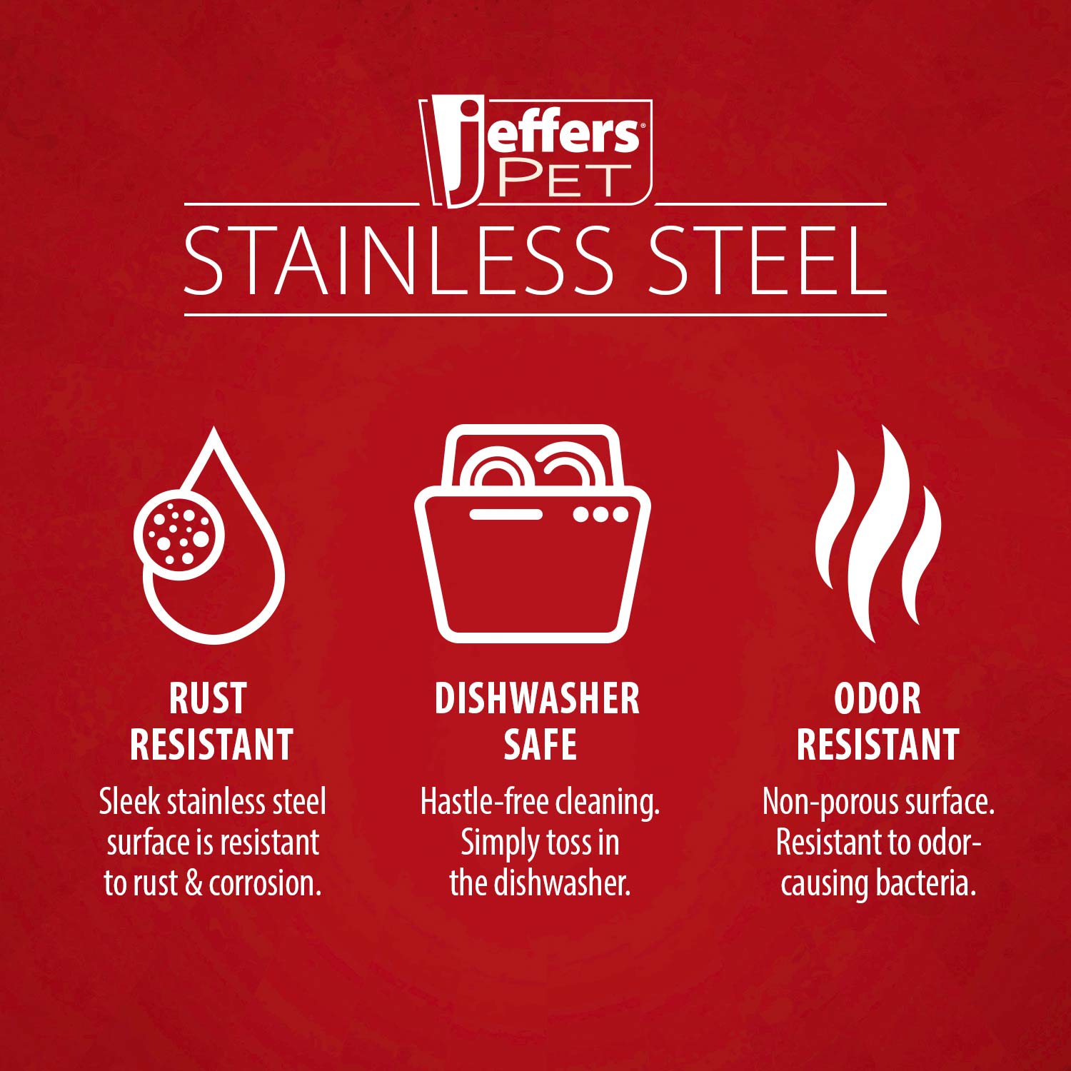 No-Tip Stainless Steel Pet Bowl for Dogs & Cats
