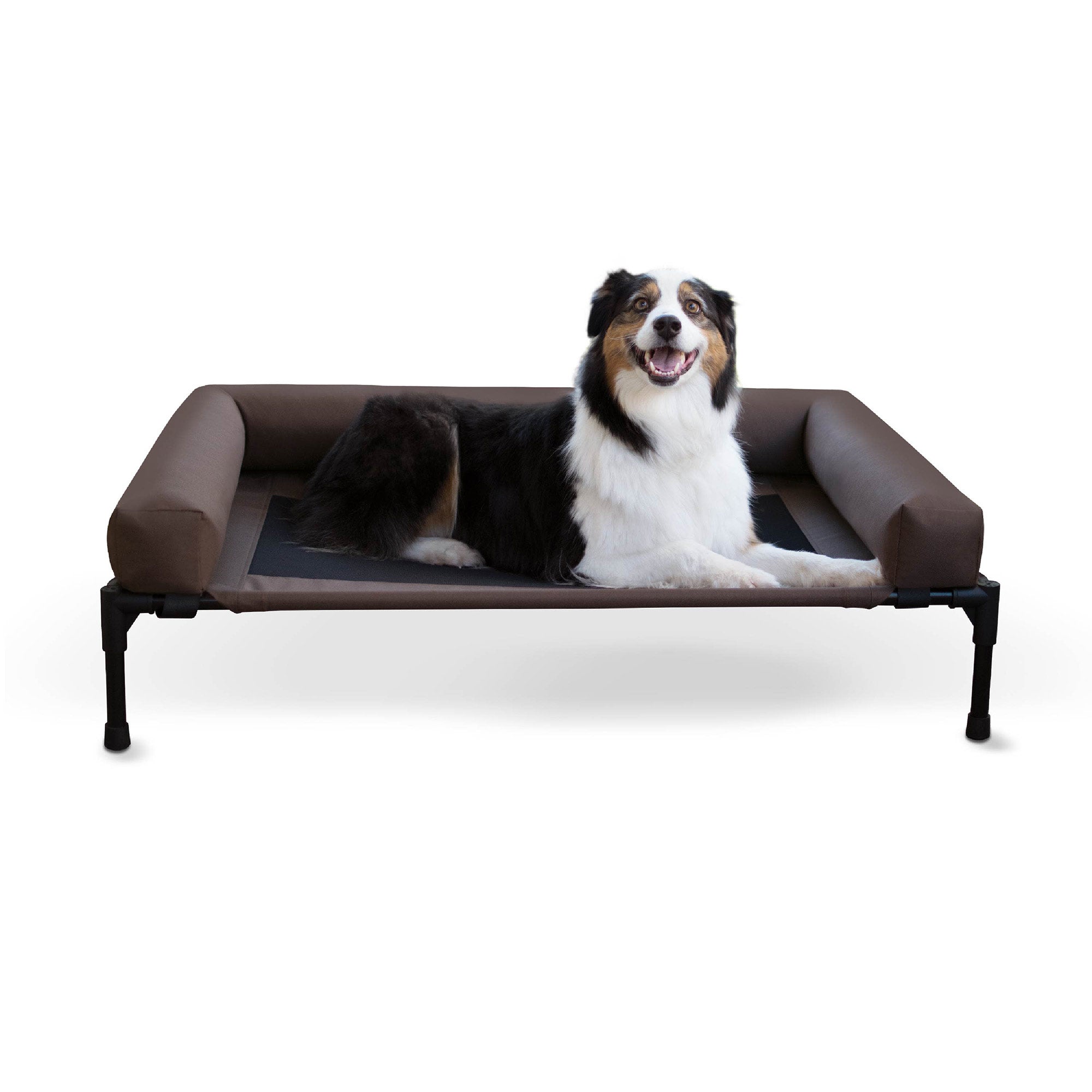Elevated Pet Cot with Bolster — Indoor & Outdoor Dog Bed