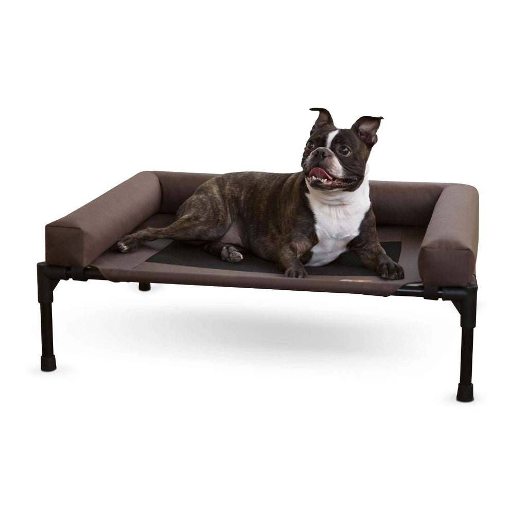 Elevated Pet Cot with Bolster — Indoor & Outdoor Dog Bed