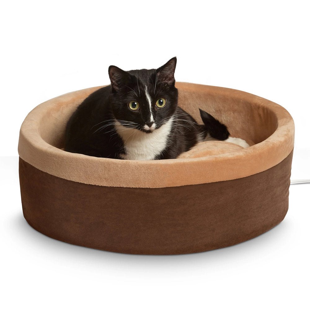 Heated Indoor Cat Bed — Safe, Energy-Efficient & Washable