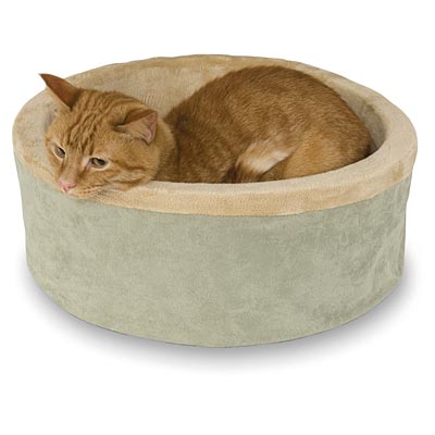 Heated Indoor Cat Bed — Safe, Energy-Efficient & Washable
