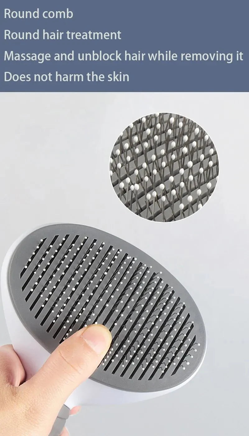 Pet Hair Removal Brush & Slicker Comb for Dogs & Cats