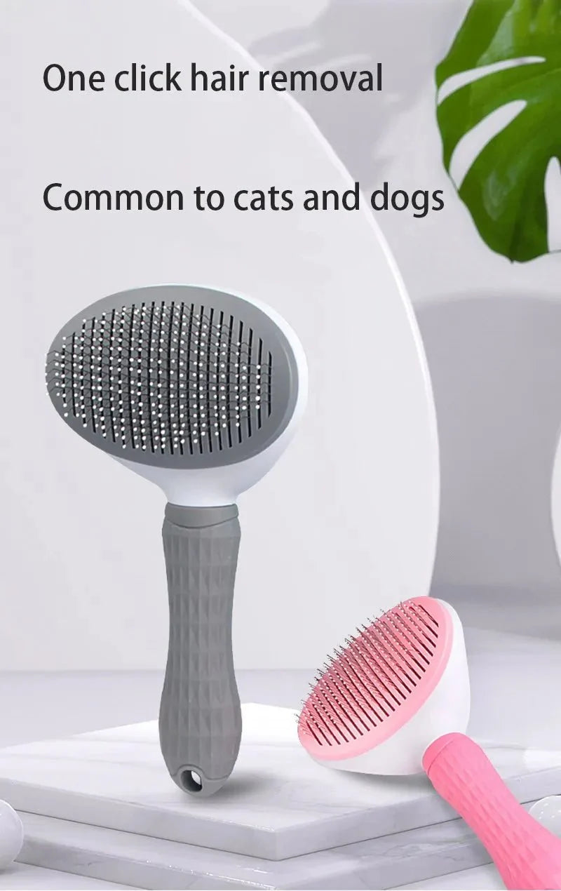 Pet Hair Removal Brush & Slicker Comb for Dogs & Cats