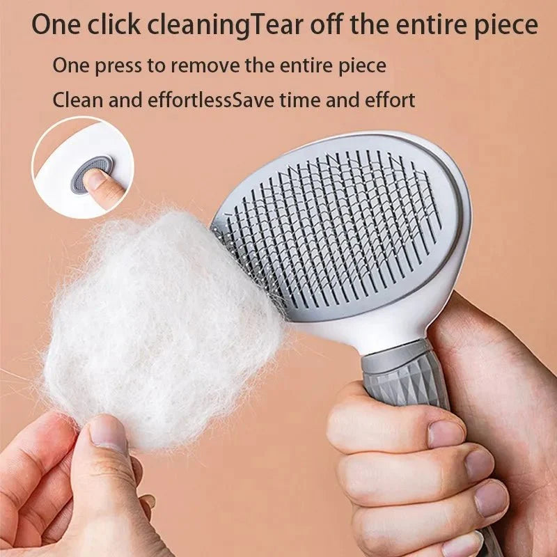 Pet Hair Removal Brush & Slicker Comb for Dogs & Cats