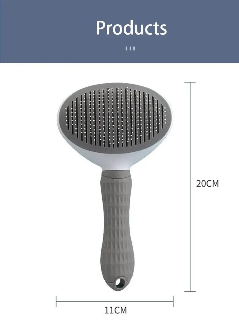 Pet Hair Removal Brush & Slicker Comb for Dogs & Cats