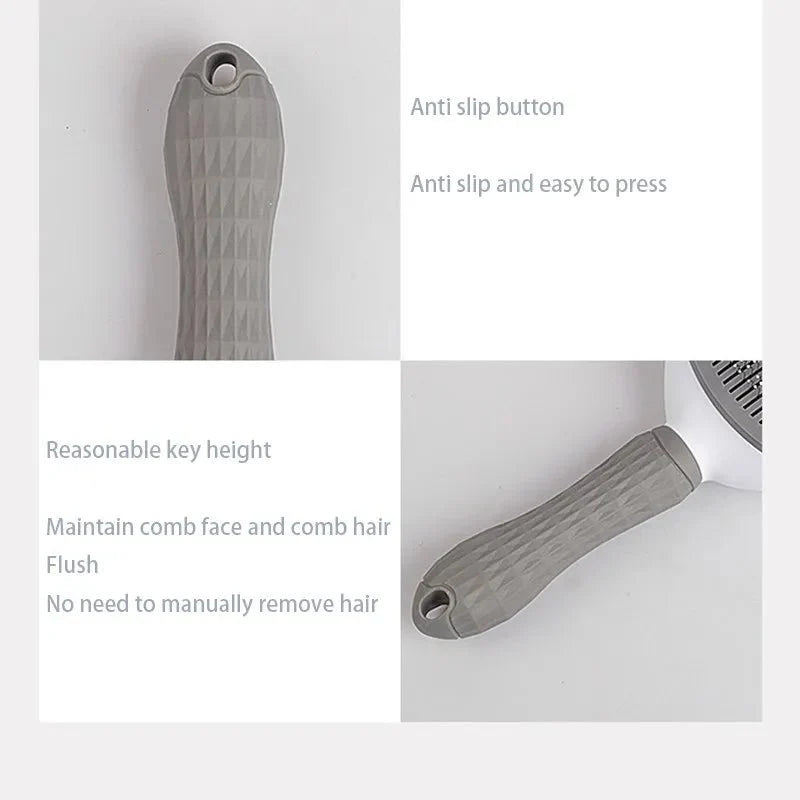 Pet Hair Removal Brush & Slicker Comb for Dogs & Cats