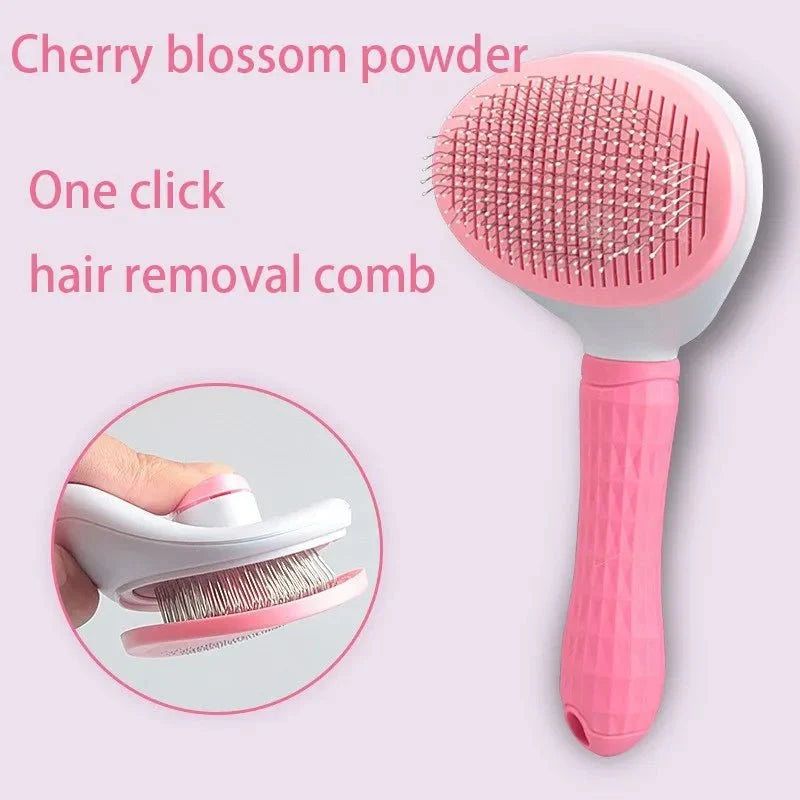 Pet Hair Removal Brush & Slicker Comb for Dogs & Cats