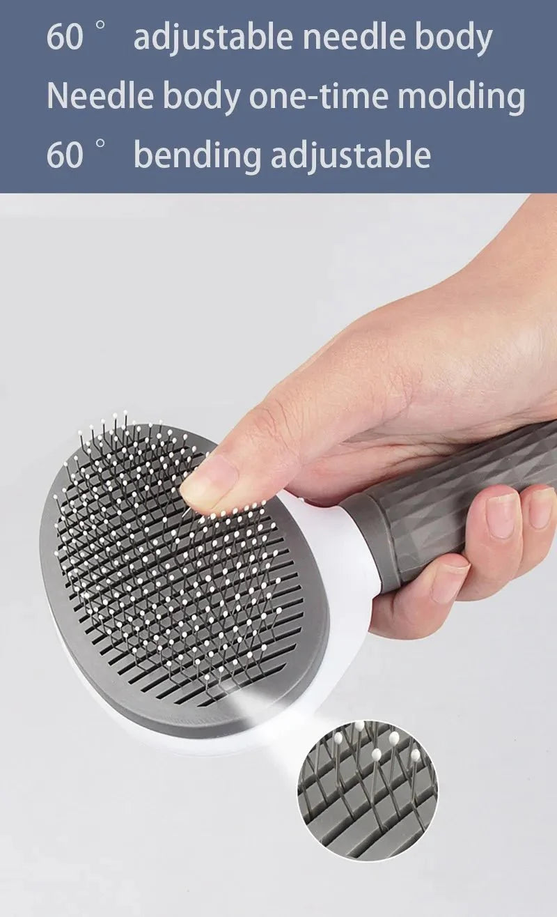 Pet Hair Removal Brush & Slicker Comb for Dogs & Cats
