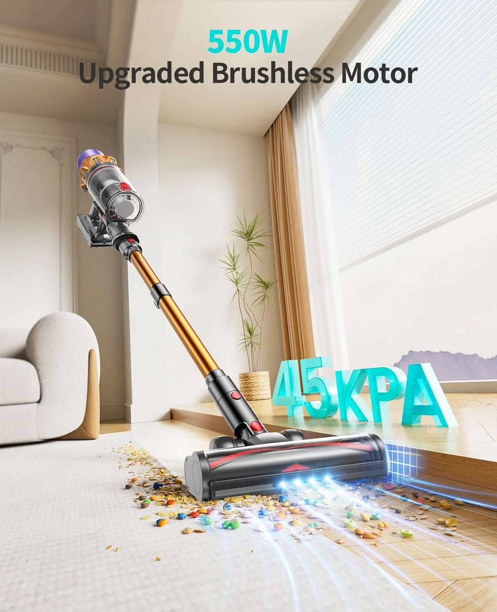 Pet Hair Vacuum Cleaner & Grooming Kit