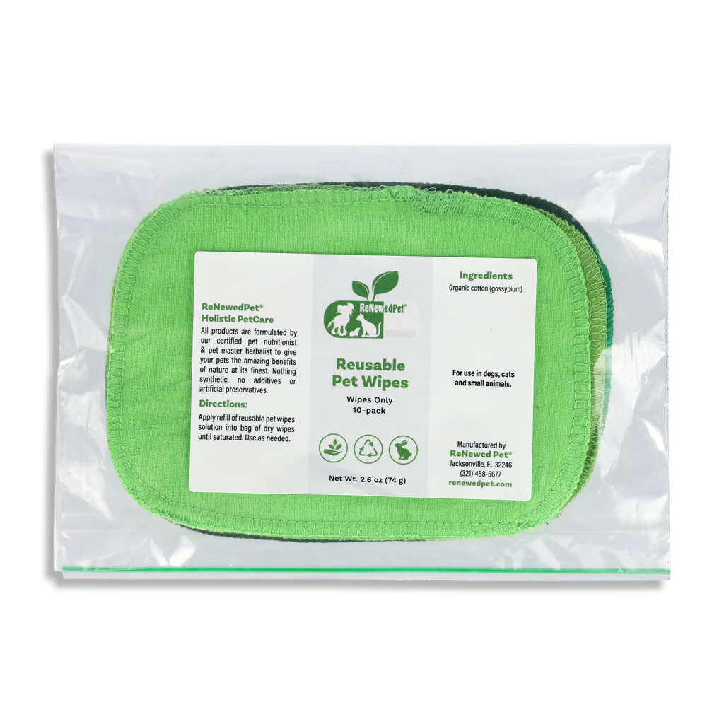 Reusable Pet Wipes for Dogs & Cats