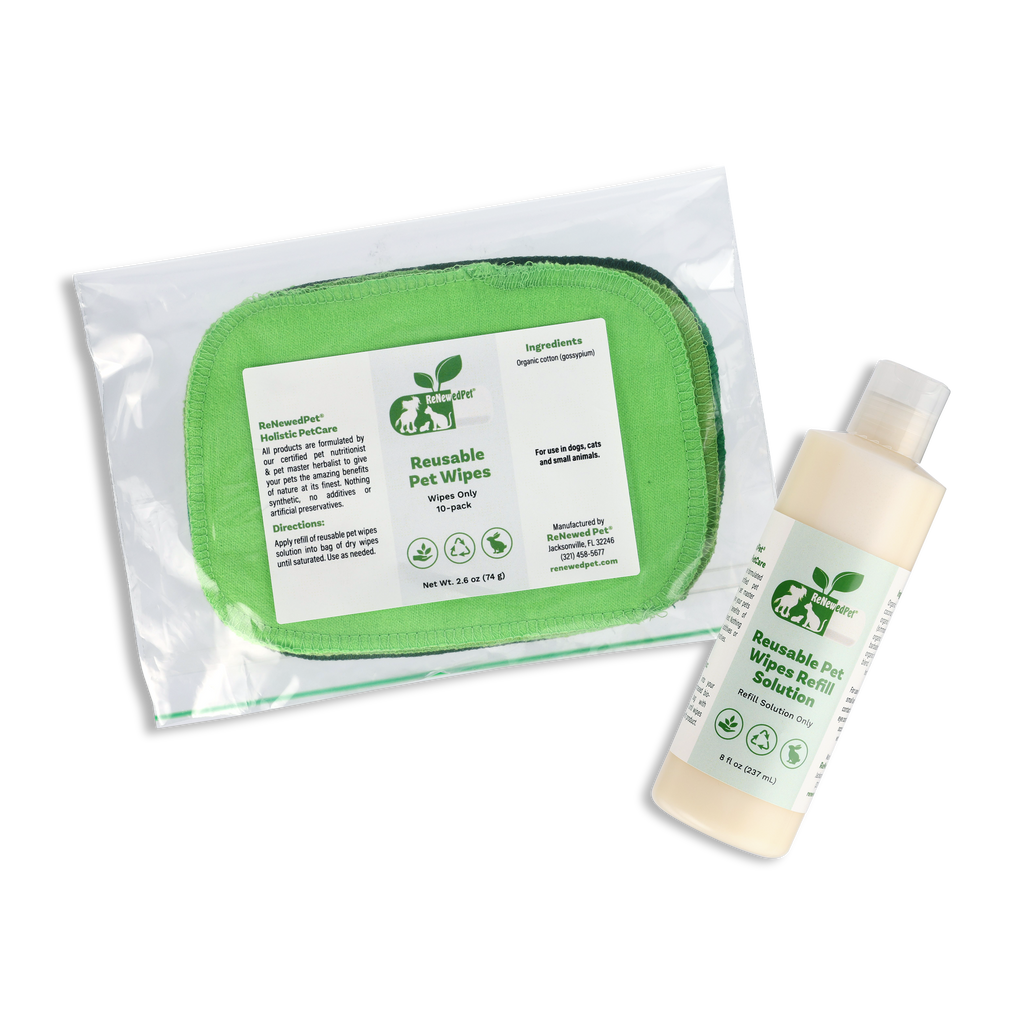 Reusable Pet Wipes for Dogs & Cats