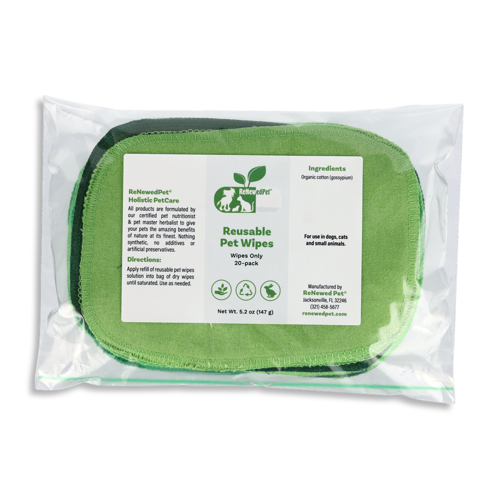 Reusable Pet Wipes for Dogs & Cats